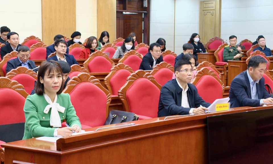 Hội nghị báo cáo viên cấp tỉnh tháng 1/2023