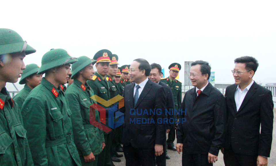 Bí thư Tỉnh ủy Nguyễn Xuân Ký thăm, chúc Tết cán bộ, chiến sỹ, các lực lượng vũ trang và nhân dân trong tỉnh, tháng 1-2023