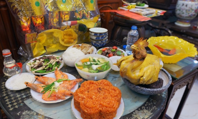 Đặt mâm lễ cúng ông Công ông Táo ở đâu trong nhà?