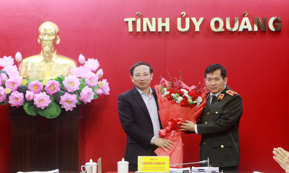 Thiếu tướng Đinh Văn Nơi, Giám đốc Công an tỉnh, được chỉ định tham gia BCH, BTV Tỉnh ủy Quảng Ninh