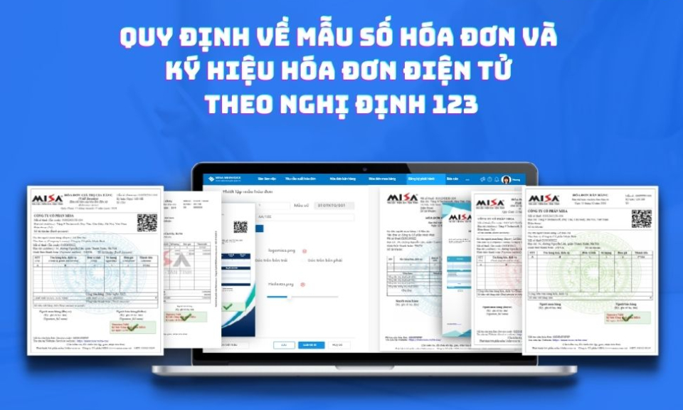 Ký hiệu và số thứ tự của hóa đơn điện tử lập từ ngày 1/1/2023 