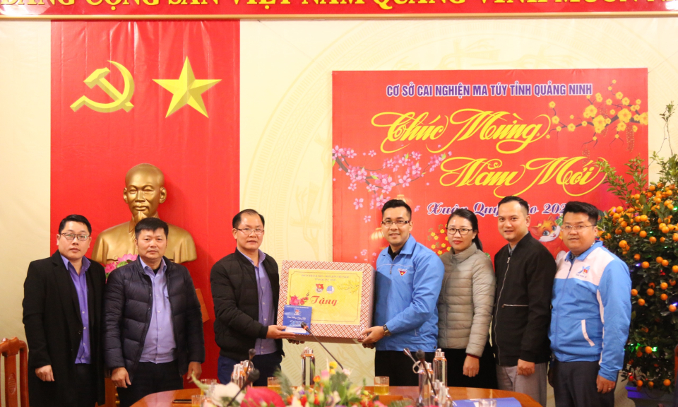 Tỉnh Đoàn Thăm, chúc Tết Cơ sở Cai nghiện ma túy tỉnh