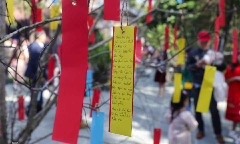 Vietnamese flock to pray for peace on New Year