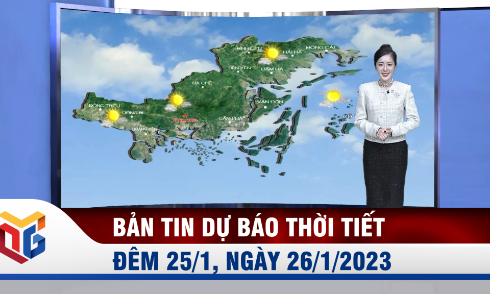 Dự báo thời tiết đêm 25, ngày 26/1/2023