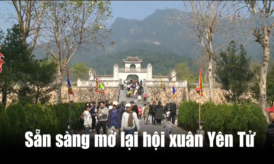 Chuẩn bị sẵn sàng mở lại hội xuân Yên Tử