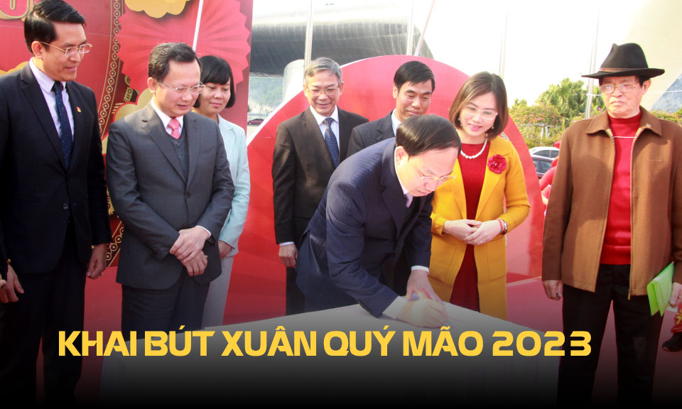 Khai bút Xuân Quý Mão 2023
