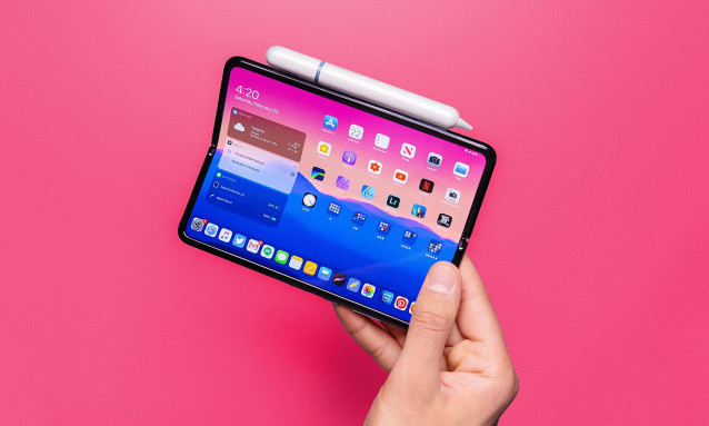 Apple phát triển màn hình gập tự phục hồi