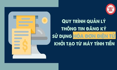 Đăng ký sử dụng hóa đơn có mã khởi tạo từ máy tính tiền  