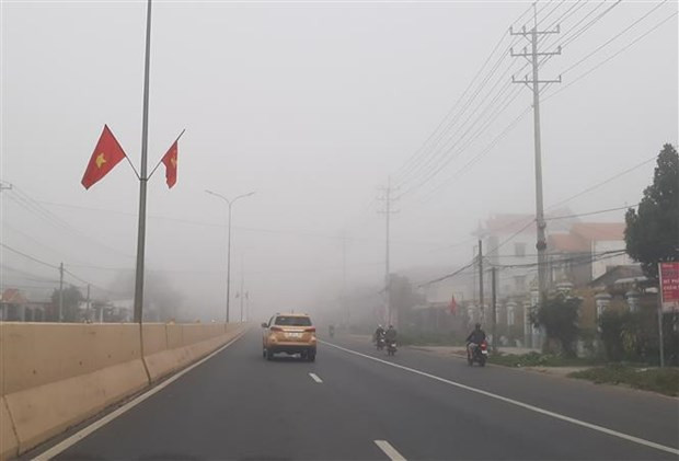 Cac tinh khu vuc Bac Bo va Bac Trung Bo co mua, suong mu hinh anh 1