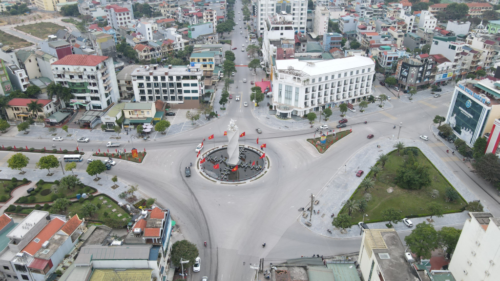Một góc khu đô thị trung tâm TP Móng Cái