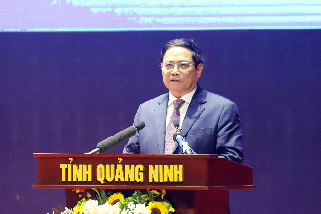 Thủ tướng Chính phủ Phạm Minh Chính, phát biểu kết luận hội nghị.