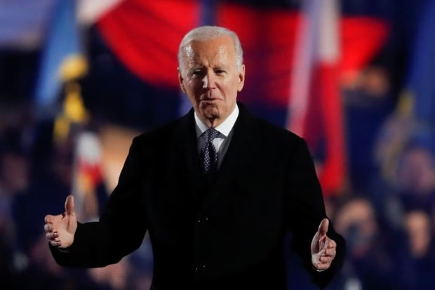 Tong thong My Joe Biden khang dinh cam ket ung ho Ukraine hinh anh 1