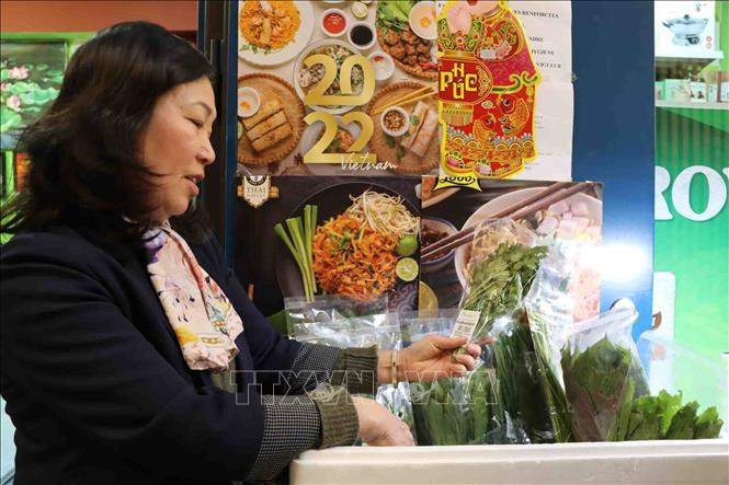 Các loại rau gia vị của Việt Nam ngày càng được tiêu thụ nhiều tại các cửa hàng thực phẩm châu Á ở Bỉ.