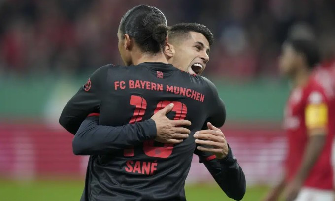 Bayern thắng đậm trong trận ra mắt Cancelo