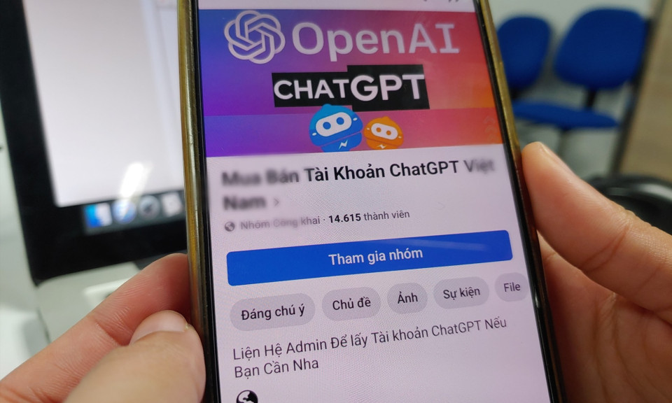 Mối nguy mất thông tin cá nhân khi mua tài khoản ChatGPT