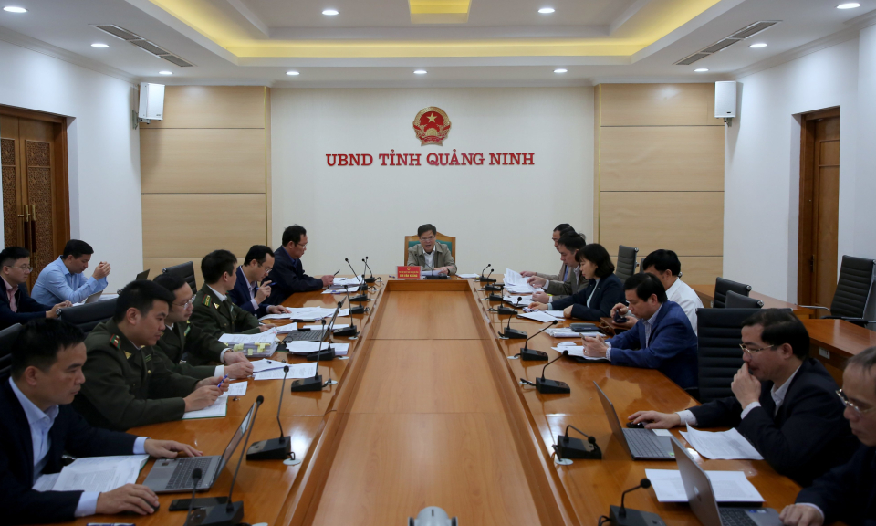 UBND tỉnh họp cho ý kiến về một số nội dung sẽ trình HĐND tỉnh ban hành nghị quyết