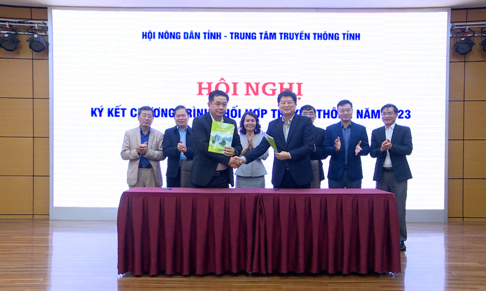 Ký kết chương trình phối hợp tuyên truyền năm 2023