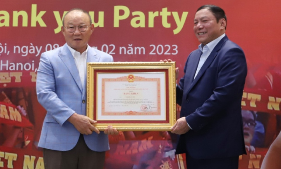 VFF tổ chức lễ tri ân HLV Park Hang Seo