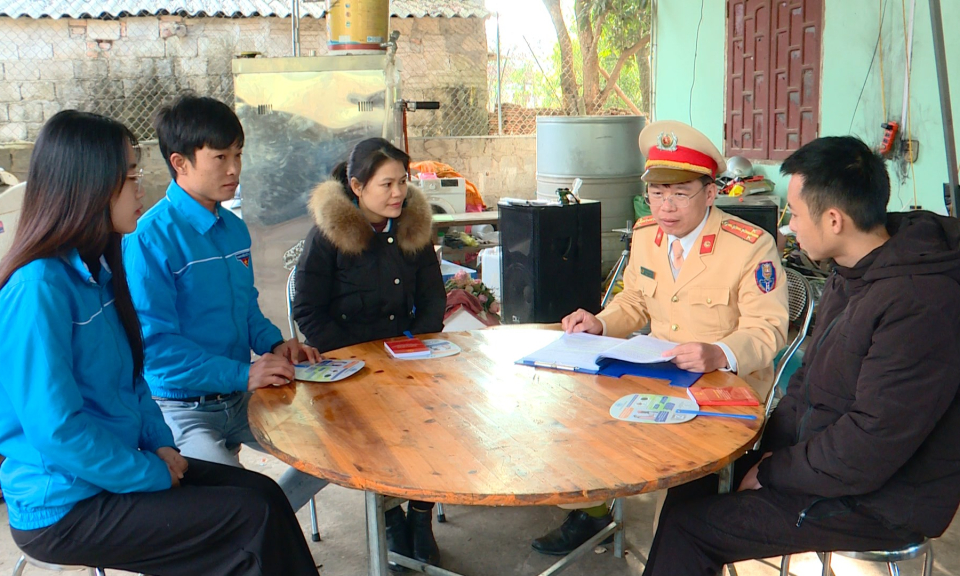 Bình Liêu: Tăng cường đảm bảo trật tự ATGT