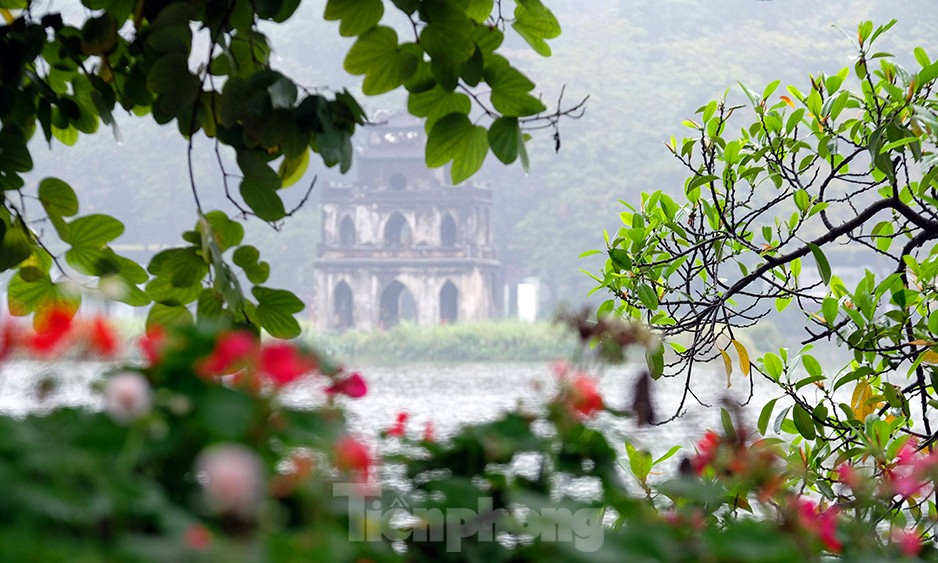 Hà Nội đẹp ngỡ ngàng trong tiết trời mưa xuân