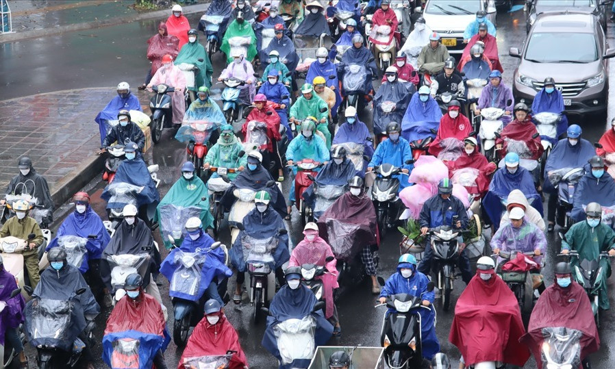 Thời điểm không khí lạnh mạnh tràn về miền Bắc, chấm dứt nồm ẩm