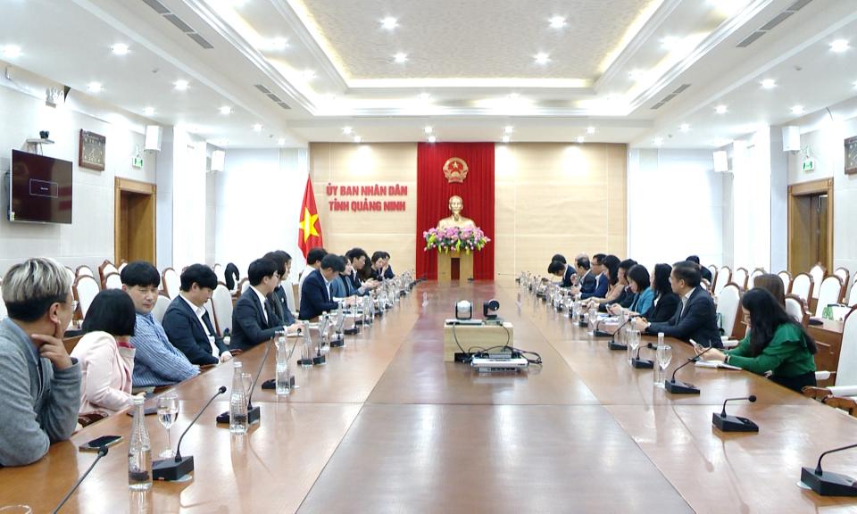 Lãnh đạo tỉnh làm việc với đoàn Hiệp hội du lịch Changwon, Hàn Quốc