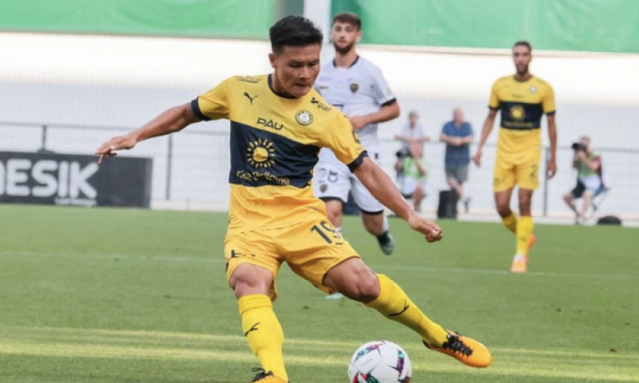 Quang Hải tiếp tục vắng mặt trong đội hình Pau FC
