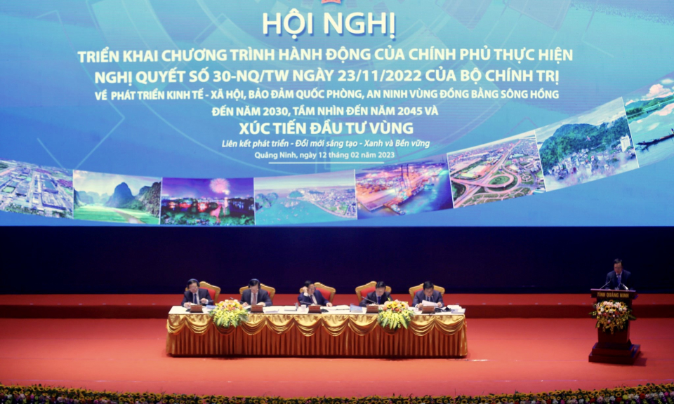 Tích cực đồng hành, hỗ trợ đưa vùng đồng bằng sông Hồng phát triển đột phá