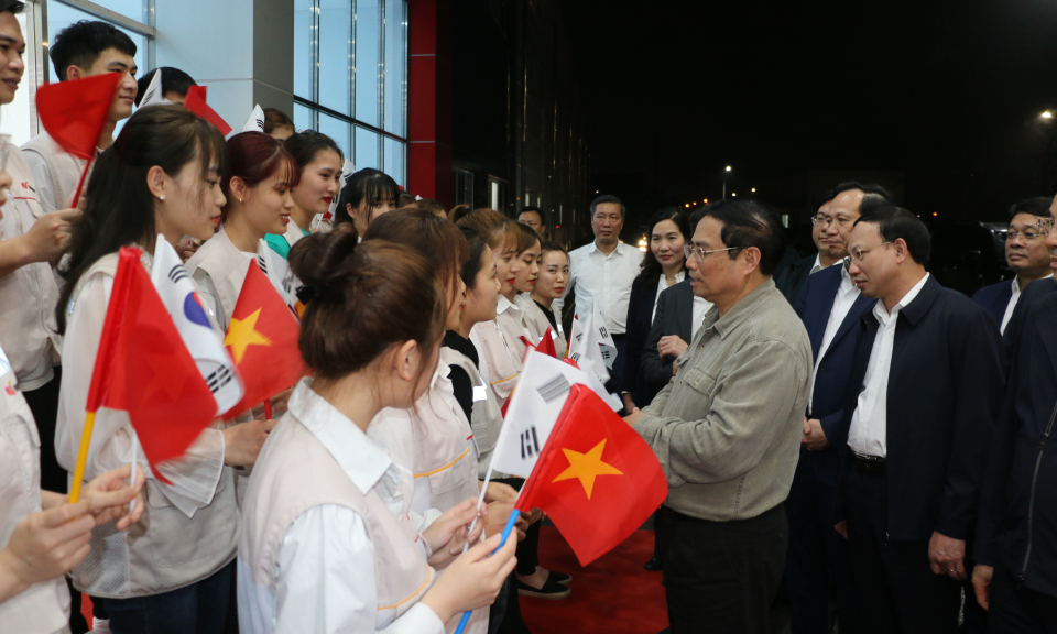 Thủ tướng Chính phủ Phạm Minh Chính thăm và làm việc tại KCN Đông Mai