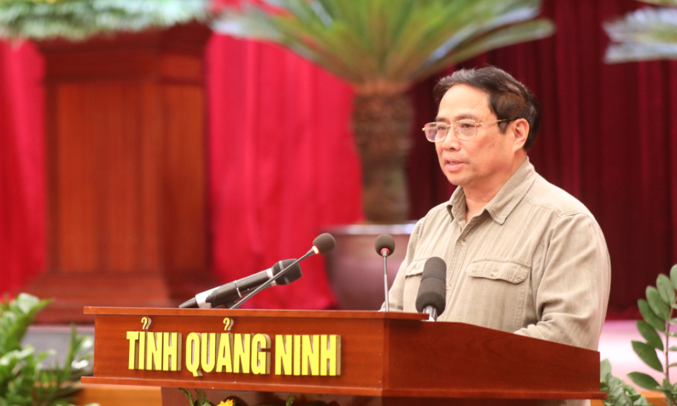 Thủ tướng Phạm Minh Chính làm việc với Quảng Ninh