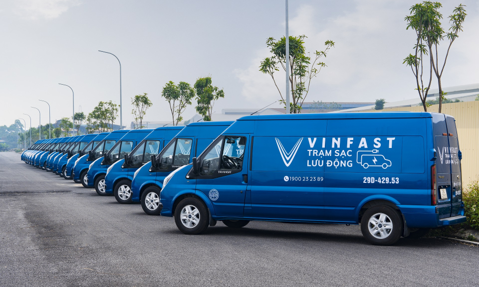 VinFast triển khai dịch vụ sạc pin lưu động 24/7 trên toàn quốc