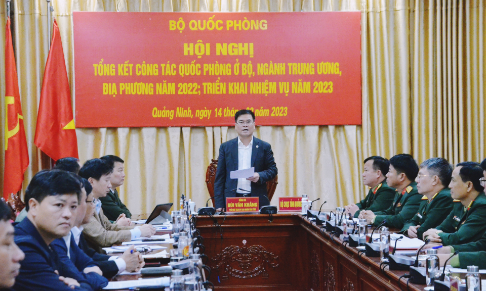 Triển khai công tác quốc phòng ở các bộ, ngành Trung ương và địa phương năm 2023