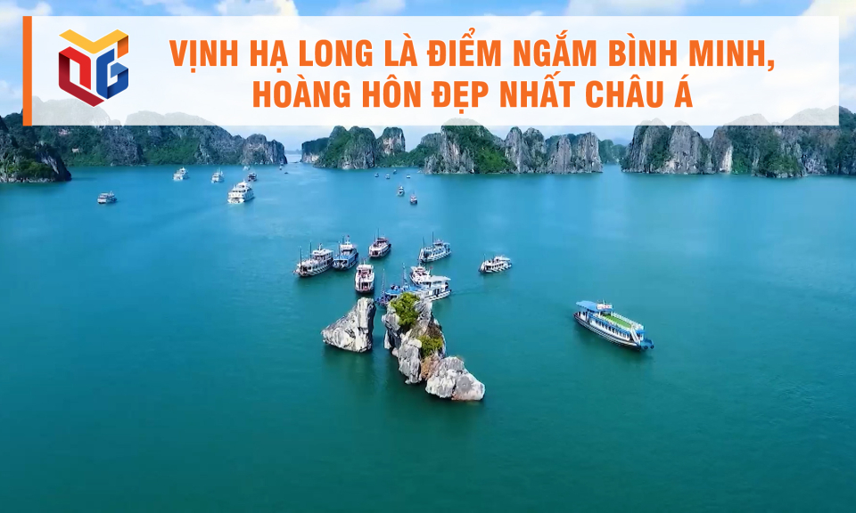 Vịnh Hạ Long là điểm ngắm bình minh, hoàng hôn đẹp nhất châu Á