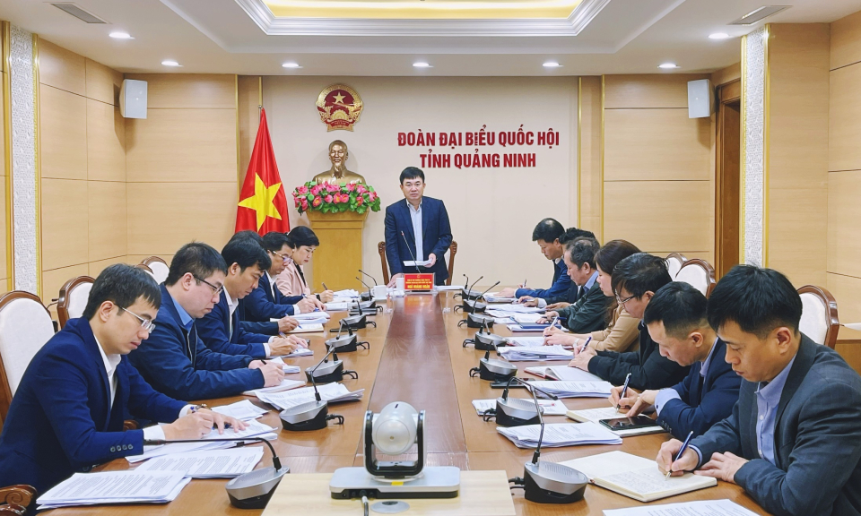 Đoàn ĐBQH tỉnh triển khai chương trình giám sát về phát triển năng lượng