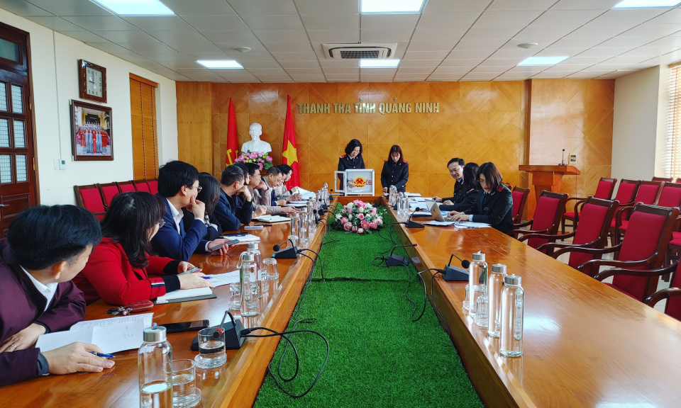 Thanh tra tỉnh tổ chức bốc thăm người được xác minh tài sản thu nhập năm 2023