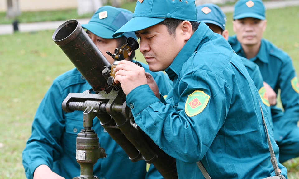 Bộ CHQS tỉnh Quảng Ninh tập huấn cán bộ pháo binh năm 2023
