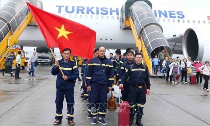 Public Security Ministry’s search-and-rescue team returns from Turkey