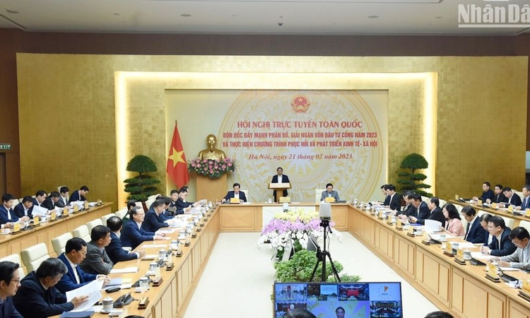 Đôn đốc, đẩy mạnh phân bổ, giải ngân vốn đầu tư công năm 2023