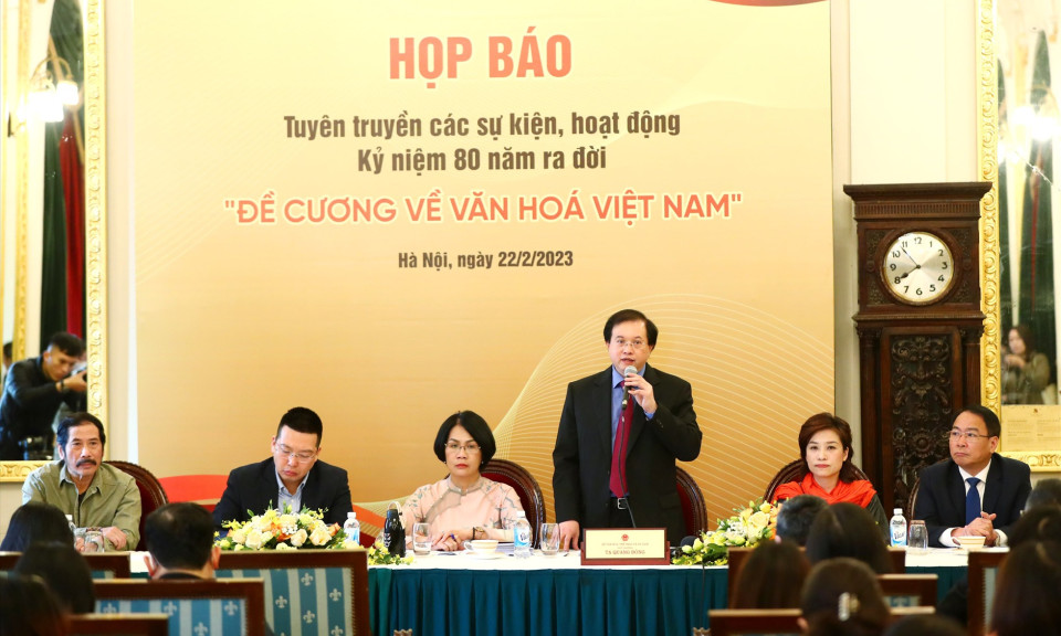 Phát huy giá trị lịch sử to lớn của Đề cương về văn hóa Việt Nam