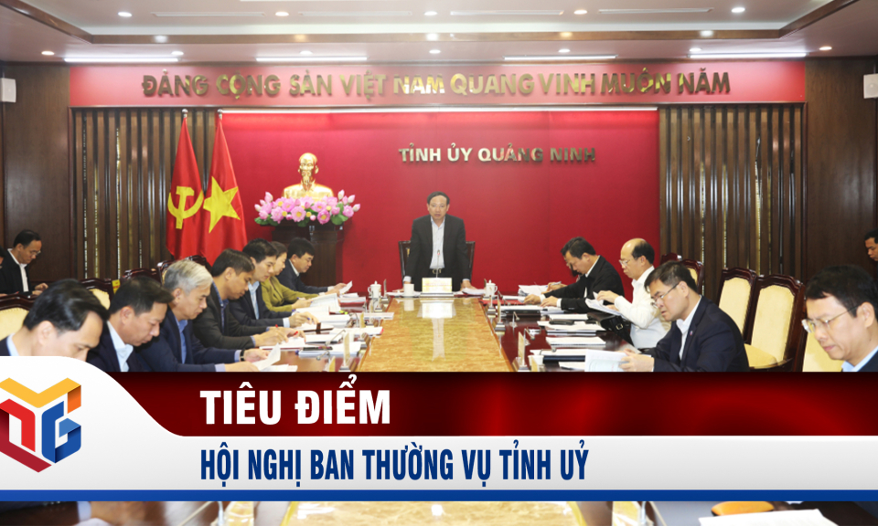 Hội nghị Ban Thường vụ Tỉnh ủy