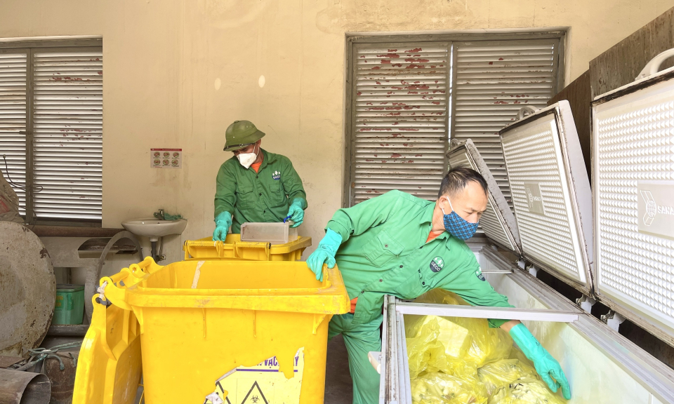 TX Quảng Yên: Xử lý hiệu quả rác thải y tế