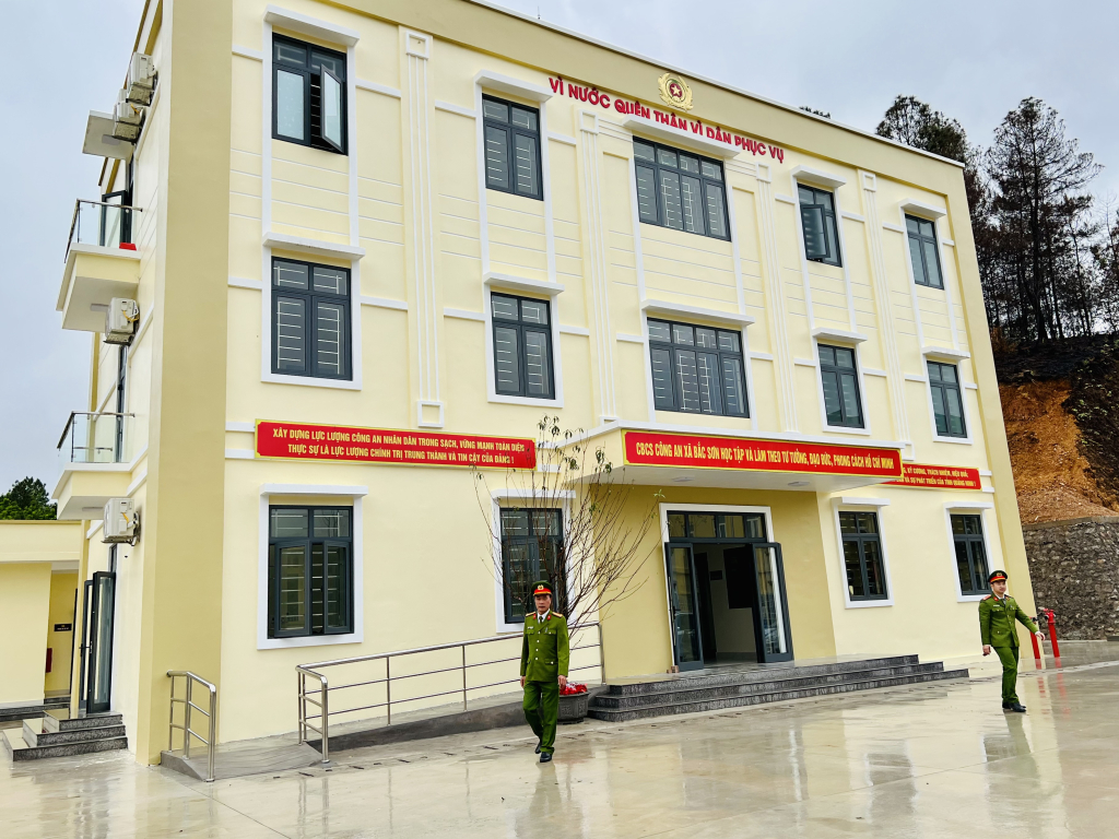 Trụ sở Công an xã Bắc Sơn (TP Móng Cái) vừa khánh thành và đưa vào sử dụng đầu năm 2023.