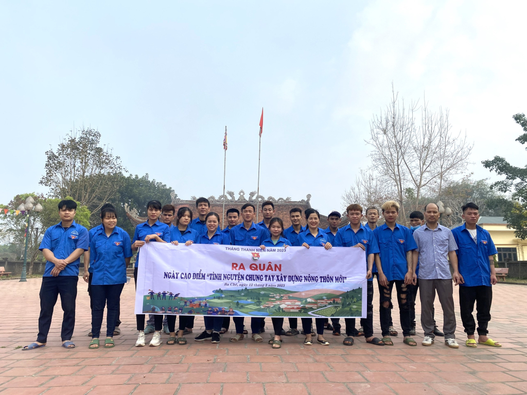 Đoàn Thanh niên xã Thanh Lâm ra quân Tháng thanh niên 2023