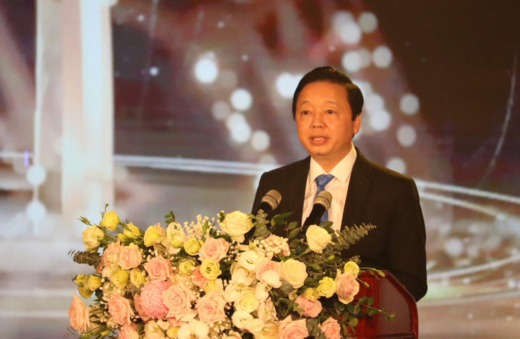Phó Thủ tướng Chính phủ Trần Hồng Hà phát biểu tại buổi lễ.