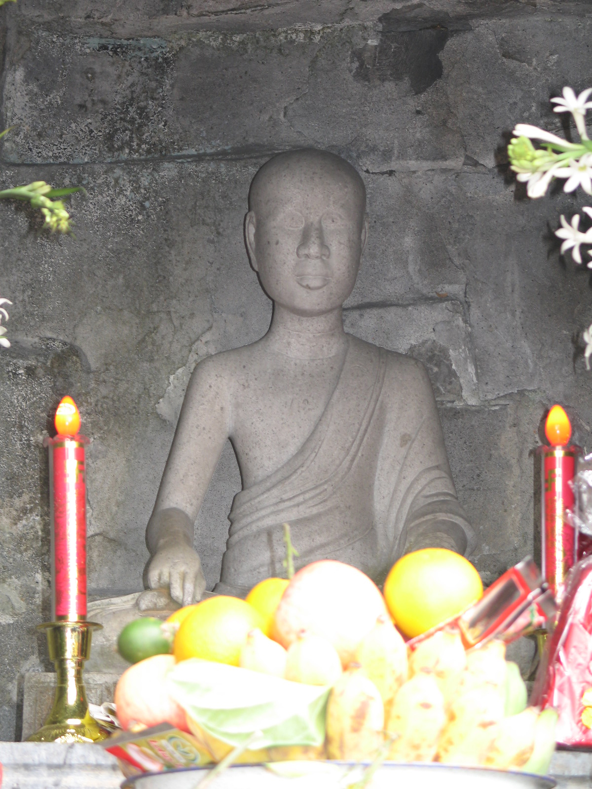 Tượng Phật hoàng Trần Nhân Tông ở tháp Huệ Quang Yên Tử đã được công nhận là Bảo vật quốc gia năm 2020.
