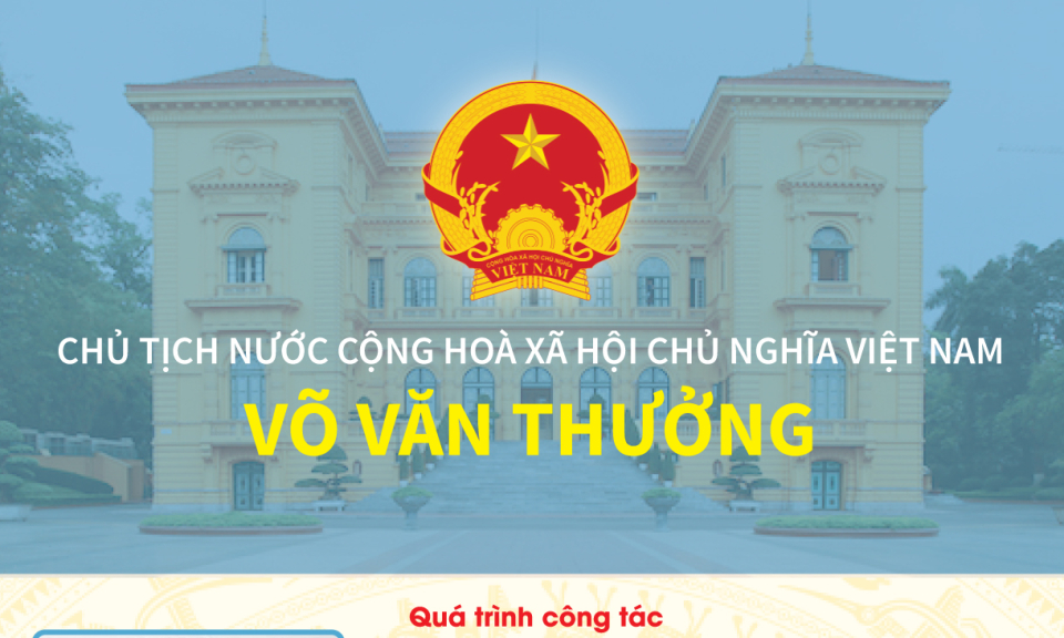 Infographics: Tiểu sử Chủ tịch nước Võ Văn Thưởng