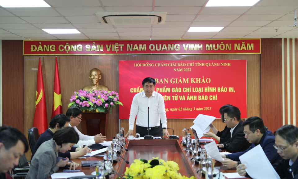 Chấm Giải Báo chí tỉnh Quảng Ninh năm 2022