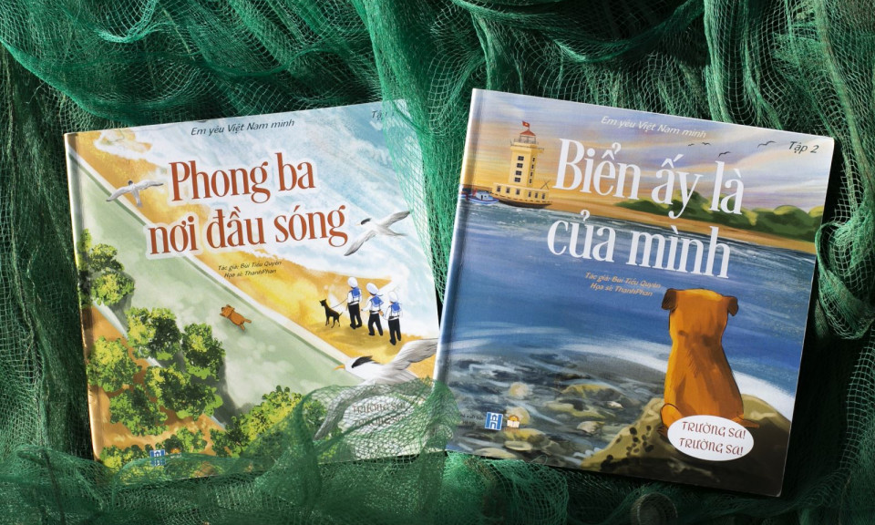 Ra mắt bộ sách tranh 'Trường Sa! Biển ấy là của mình'