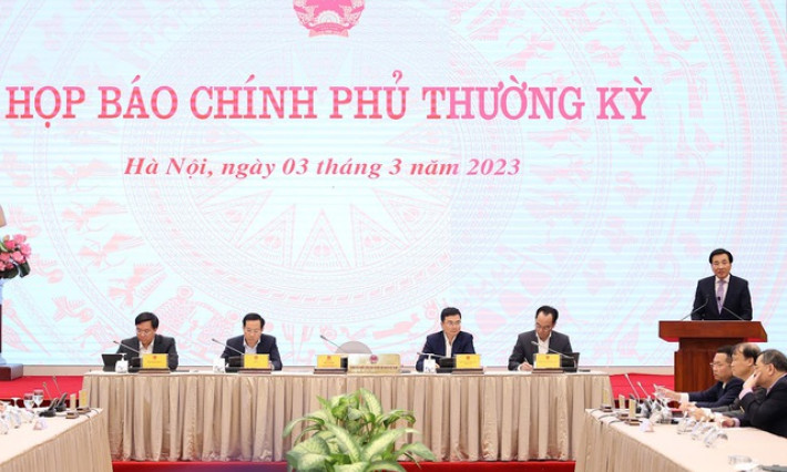 Họp báo Chính phủ thường kỳ tháng 2/2023