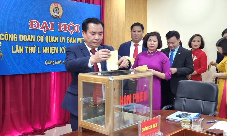 Đại hội Công đoàn cơ quan Ủy ban MTTQ tỉnh lần thứ I, nhiệm kỳ 2023-2028